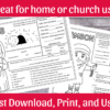 Bible Character Activity Pages - Image 2