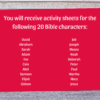 Bible Character Activity Pages - Image 4